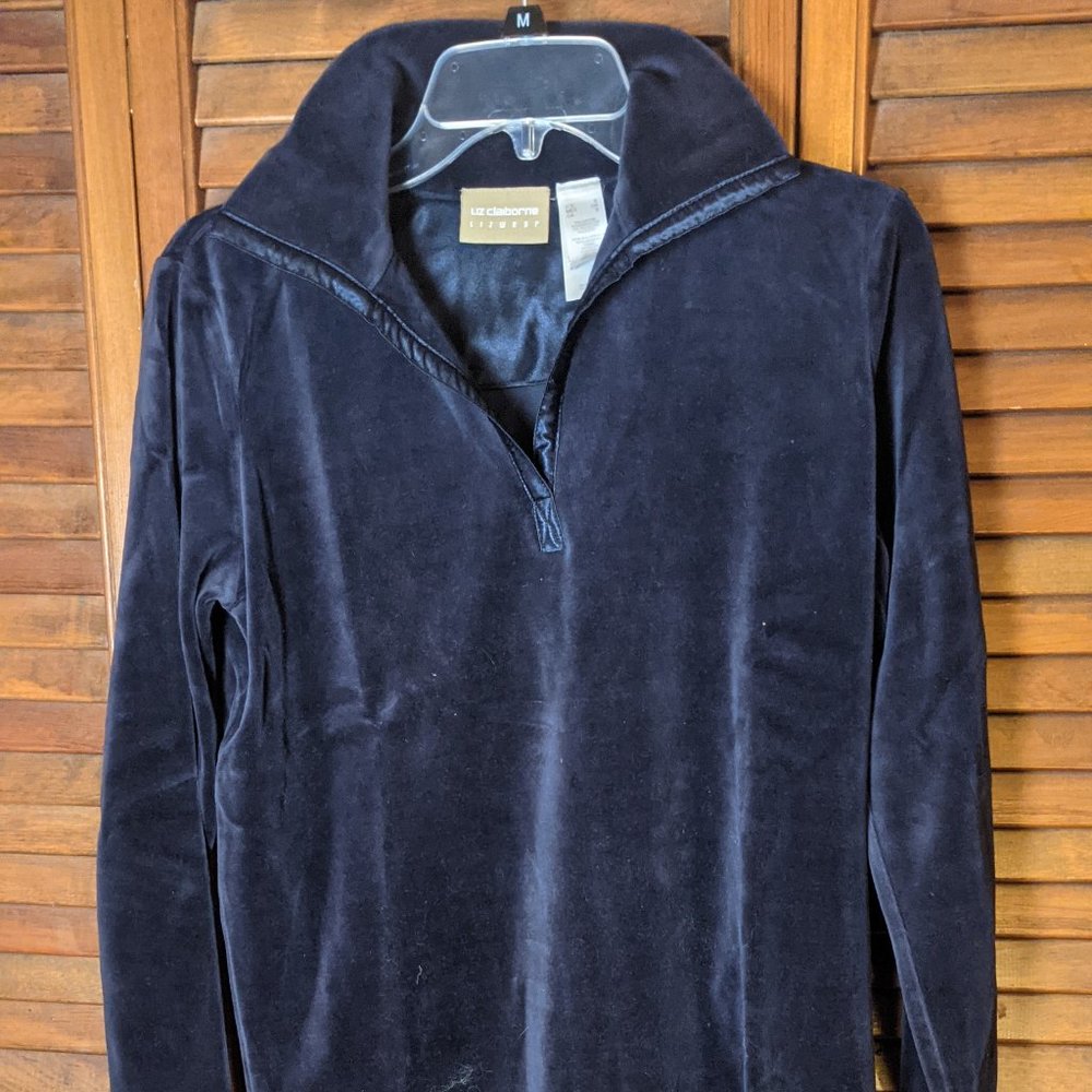 Liz Claiborne Velour top